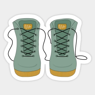 Hikers boots Sticker